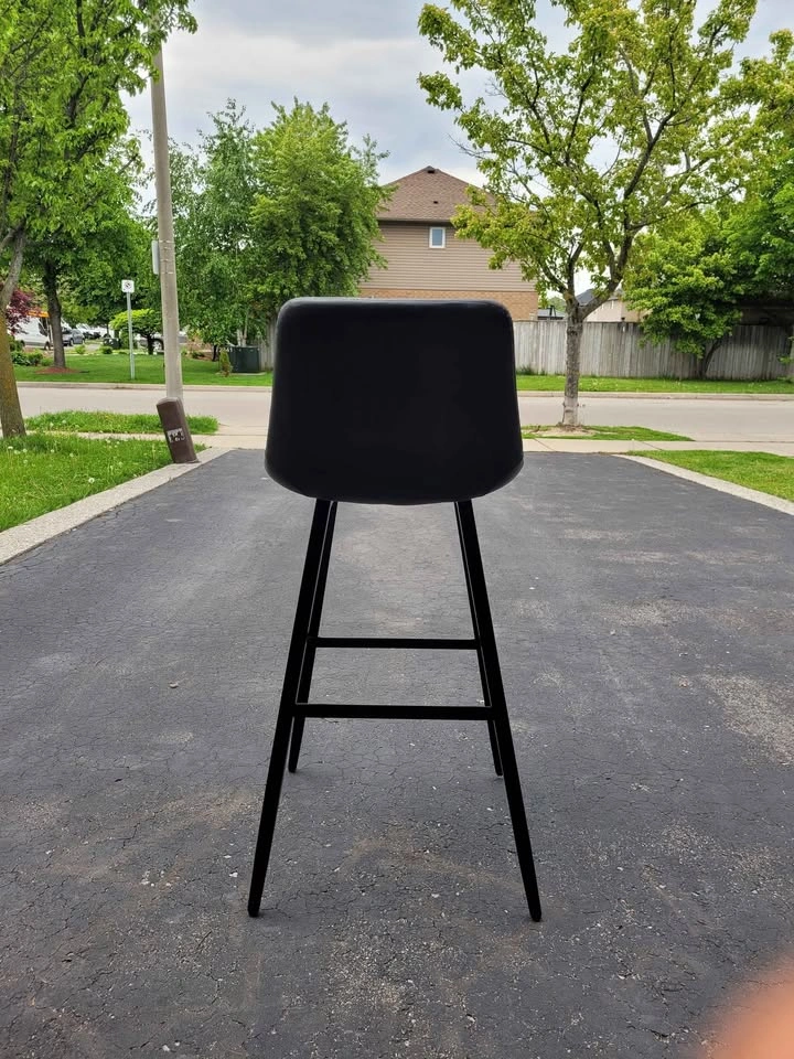 Modern Black Bar Stools - Set of 4 - 30" Seat Height - photo 3