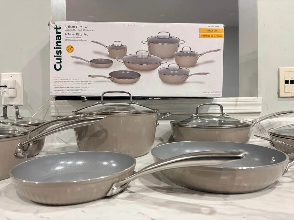 Cuisinart Artisan Elite Pro Ceramic 12-Pc Cookware Set - photo 5