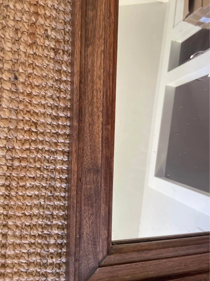 Beautiful 29x20" Wood Framed Wall Mirror - photo 2
