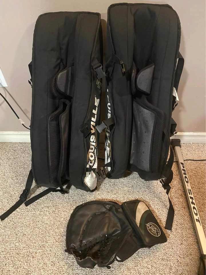 Floor Hockey Goalie Pads and Stick (Delivery Available) - photo 3