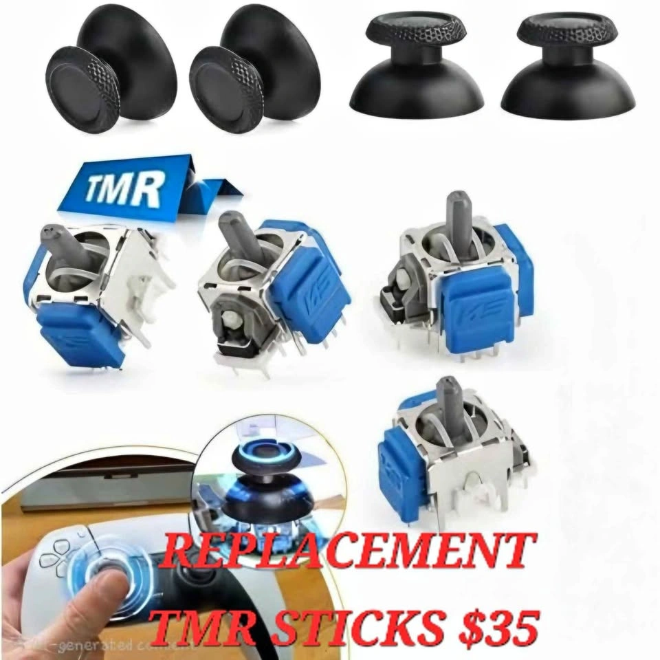K-Silver TMR Joysticks for PS5