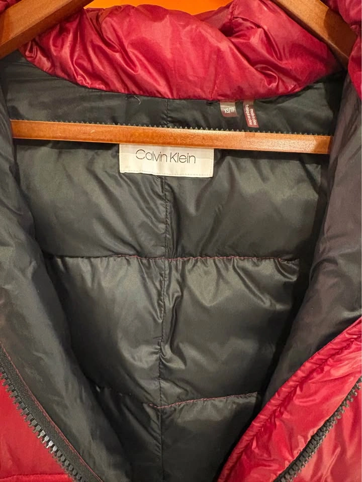 Calvin Klein Red Puffer Coat XS/TP - photo 4