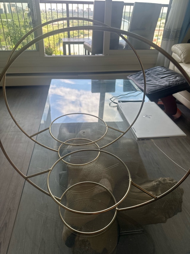 Gold Metal Plant Stand