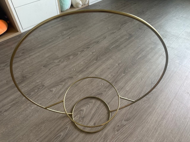 Gold Metal Plant Stand - photo 2