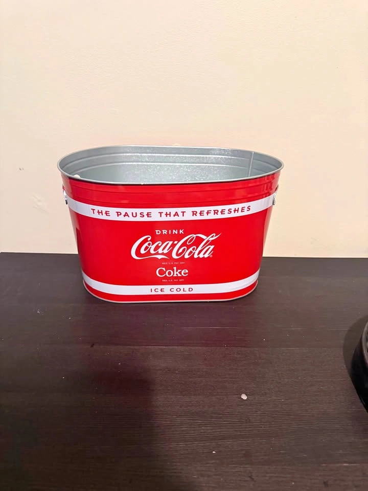 Moving Sale: Coca Cola Oval Tin