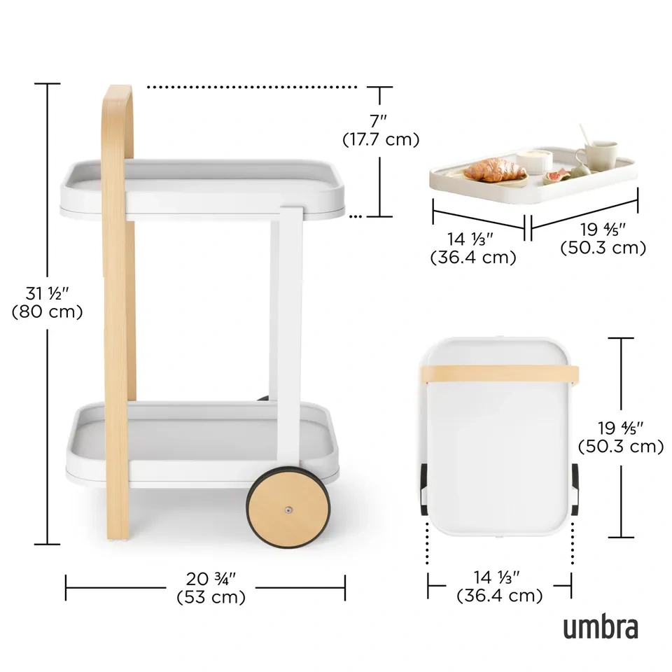 umbra Bellwood Bar & Storage Cart - photo 4