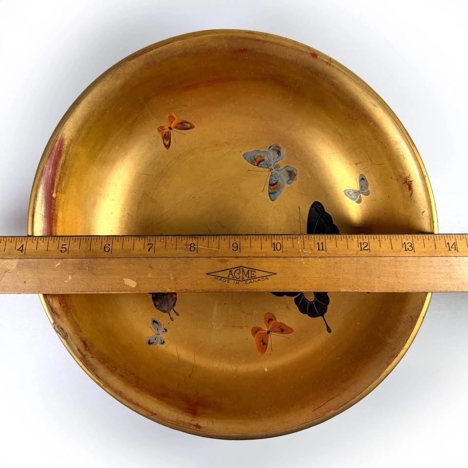 Antique Japanese Lacquer Serving Bowl - photo 4