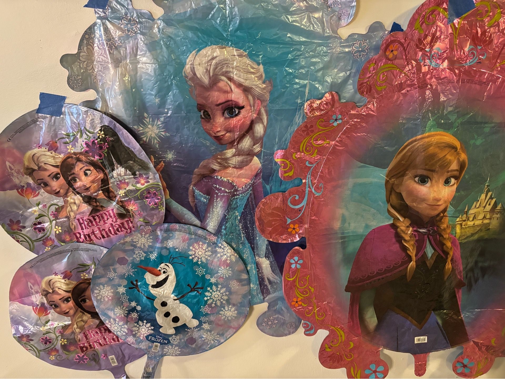 Frozen balloons