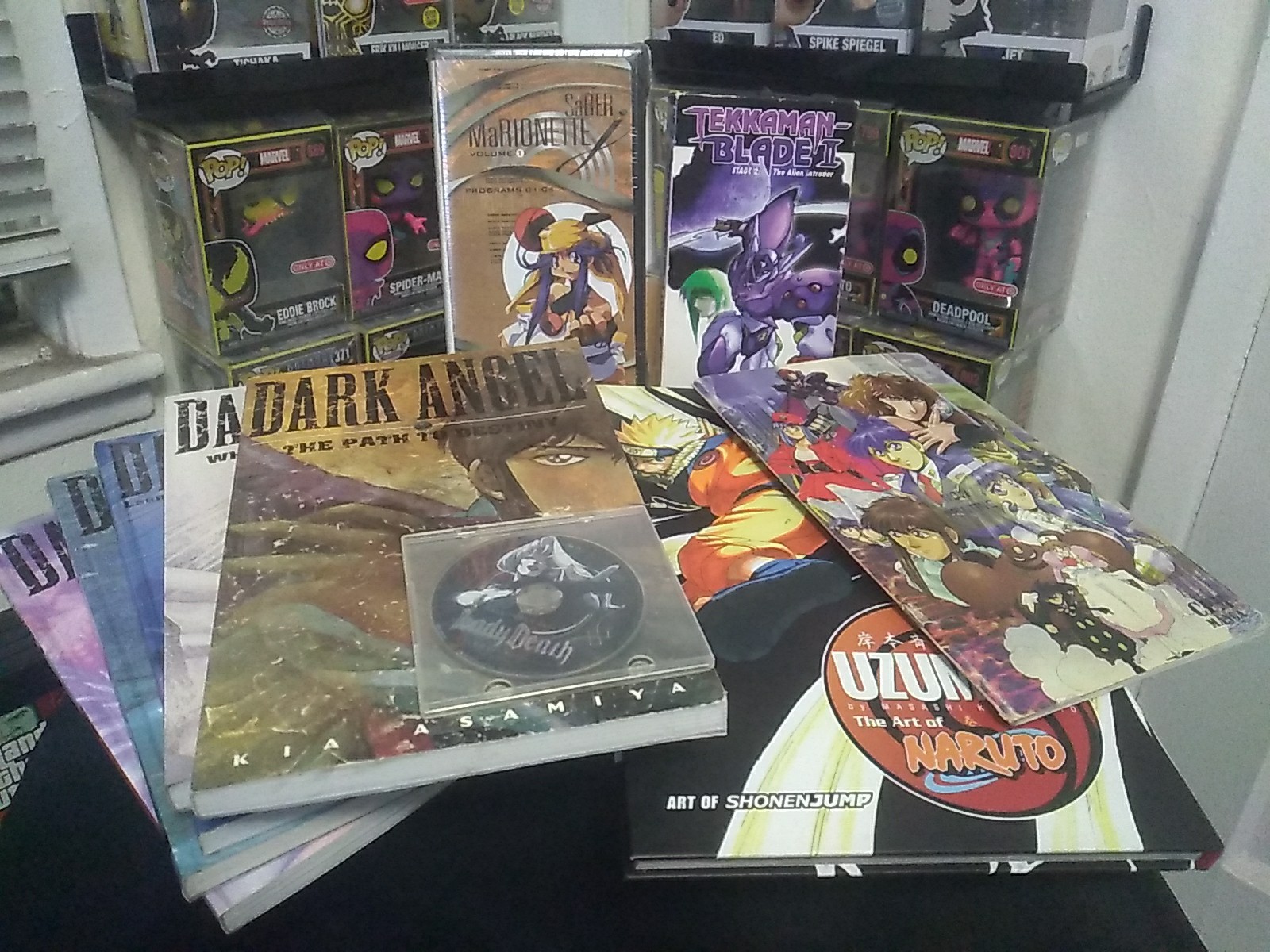 Dark Angel, Naruto, Tekkaman, Saber Marionette Bundle (Free shir