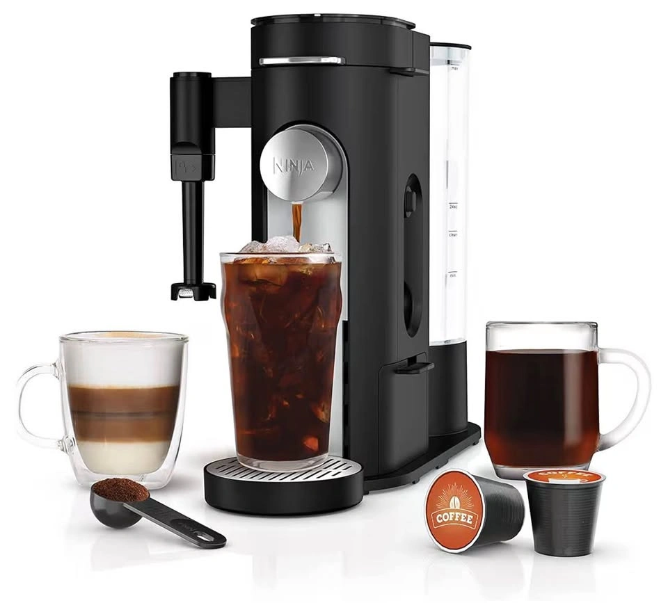 Ninja Coffee Maker with Milk Frother (Black)