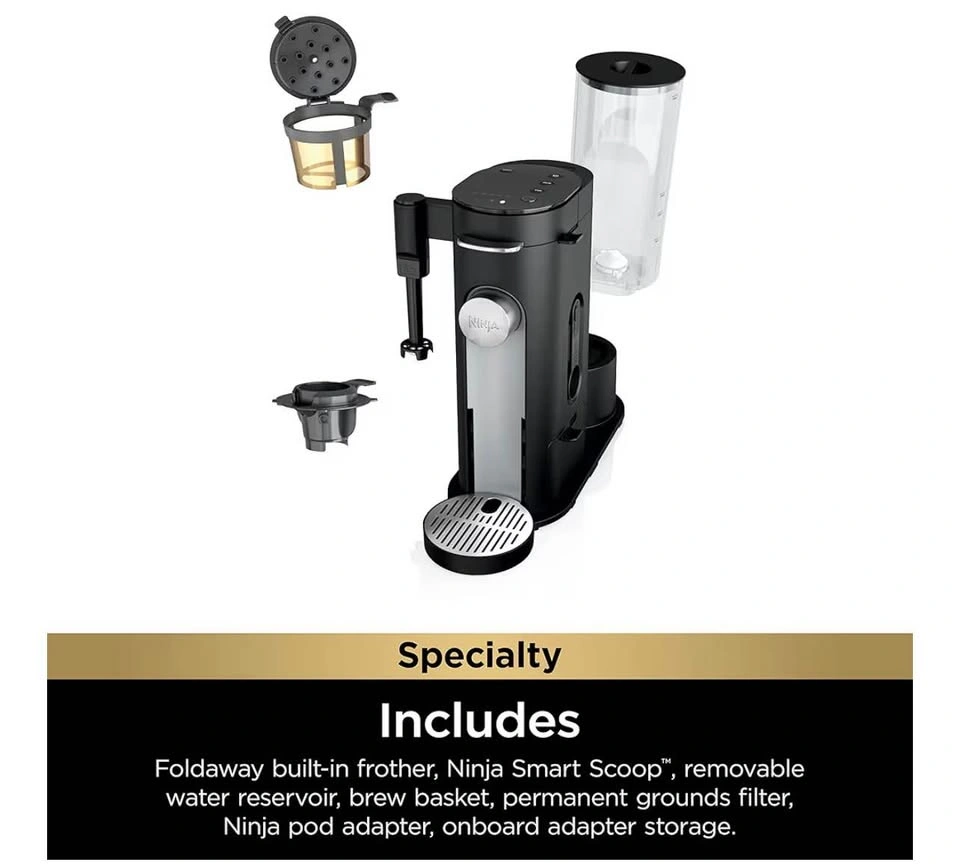 Ninja Coffee Maker with Milk Frother (Black) - photo 3