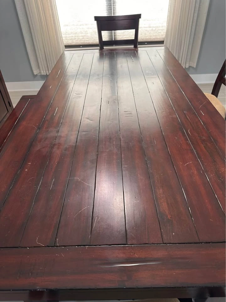 🔥 Beautiful Solid Wood Dining Table Set – Seats Up to 10! 🔥 - photo 5