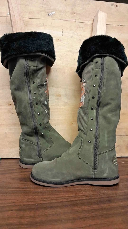 Women's boots by Hardy.
