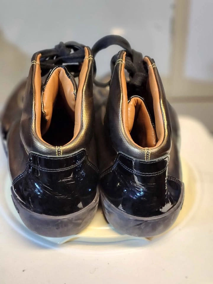 Bally Gold & Black Sneakers - photo 3