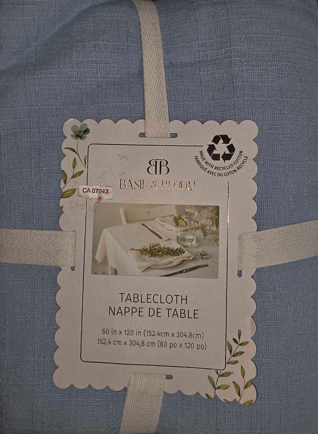 Basil & Bloom Tablecloth (New)