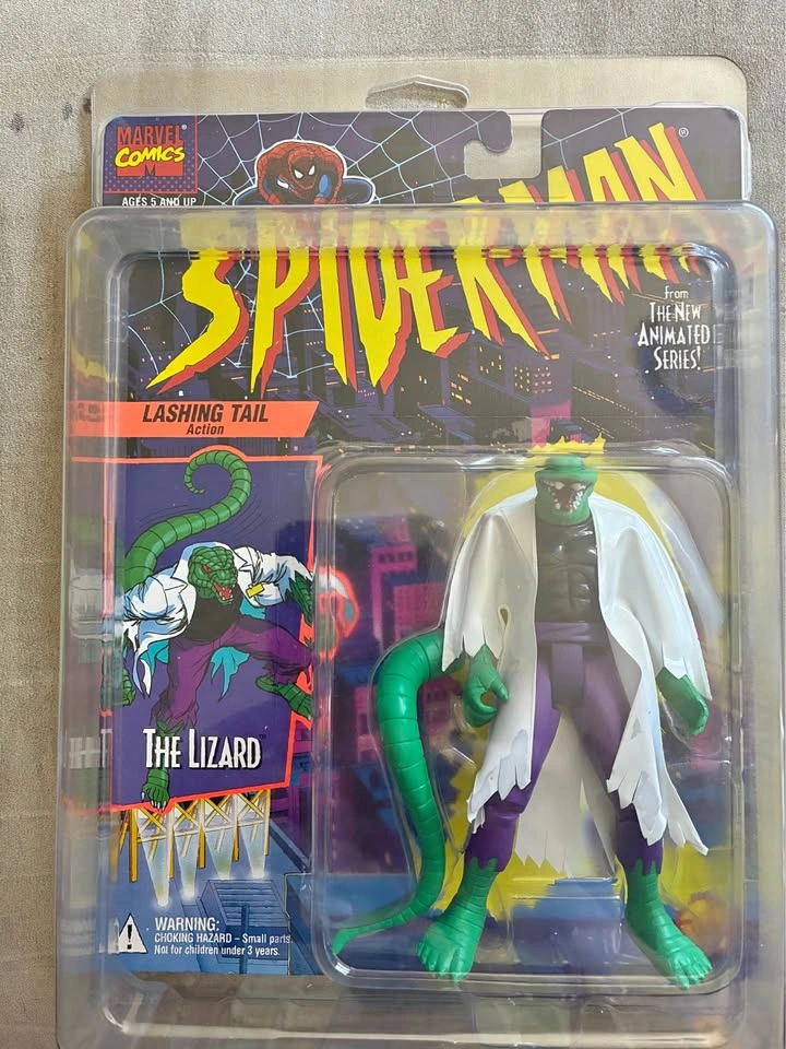 1994 The Lizard Spider-Man Animated Series Toy Biz