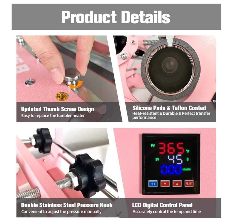 BetterSub Tumbler Mug Heat Press Machine - photo 3