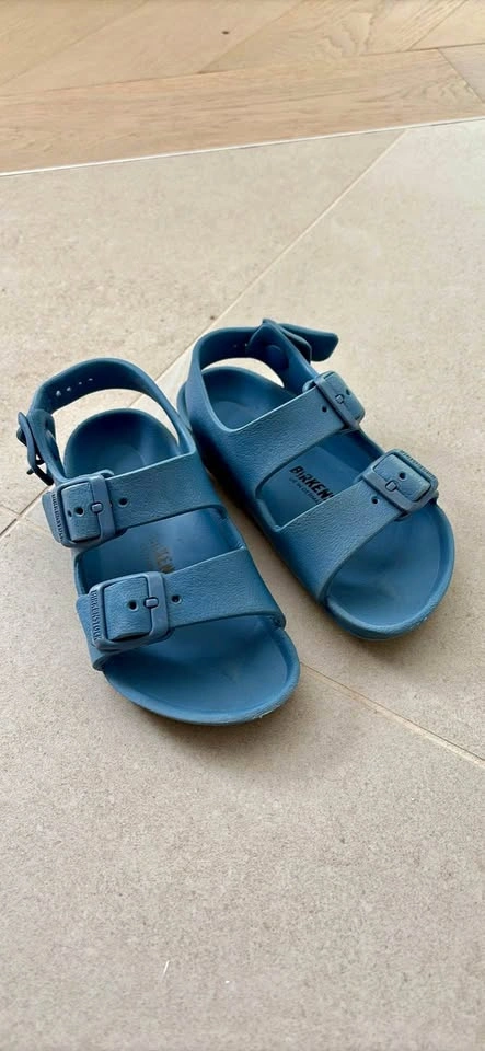 Birkenstock Milano Blue Kids Sandals Size 26