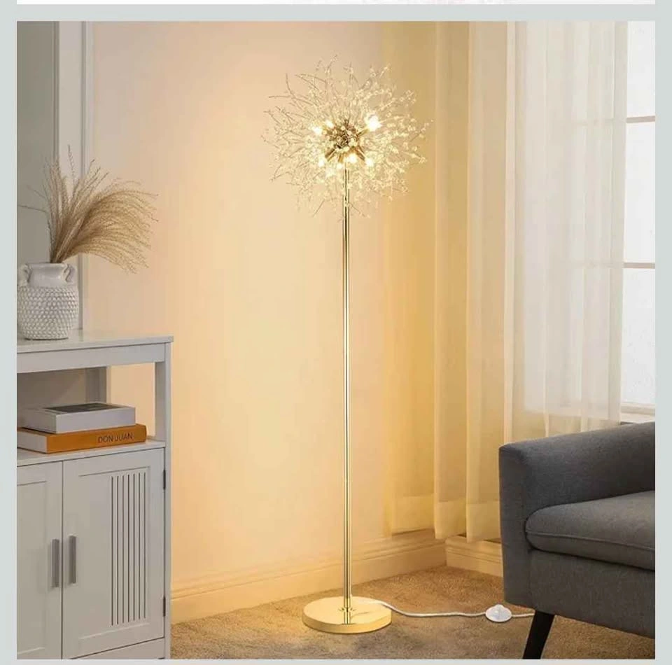 Gold Crystal Floor Lamp - photo 3