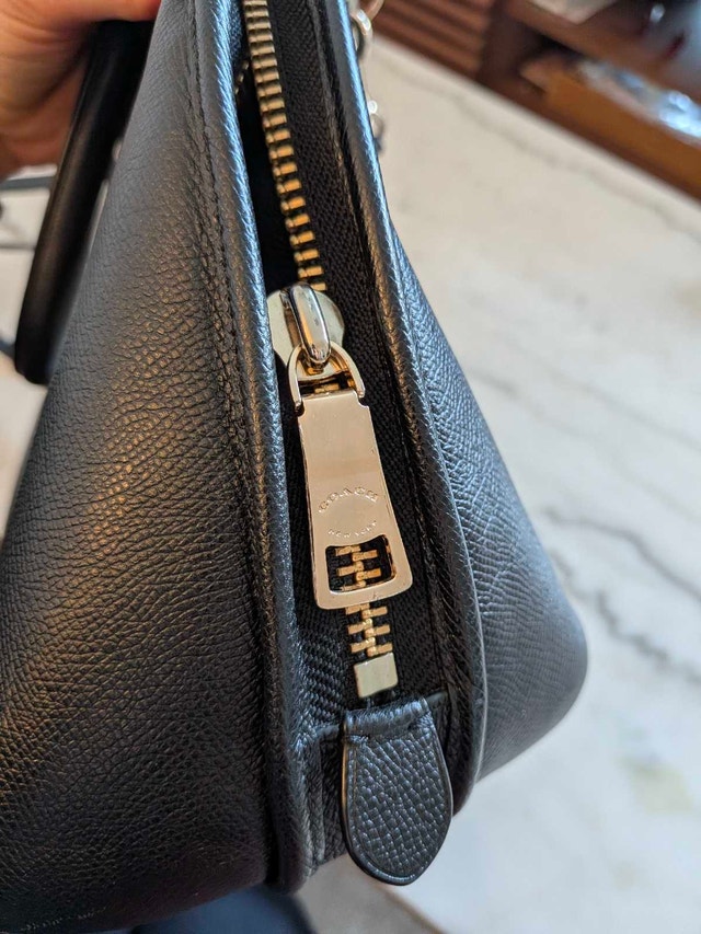 Coach Prince Street Satchel - Black Pebbled Leather 36542 - photo 3