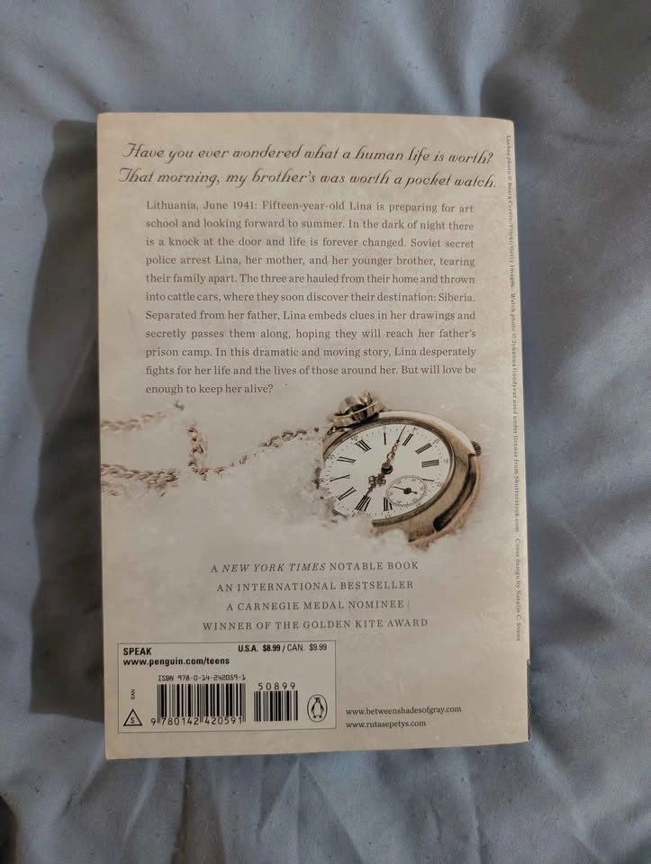 Between Shades of Gray book by Ruta Sepetys - photo 2