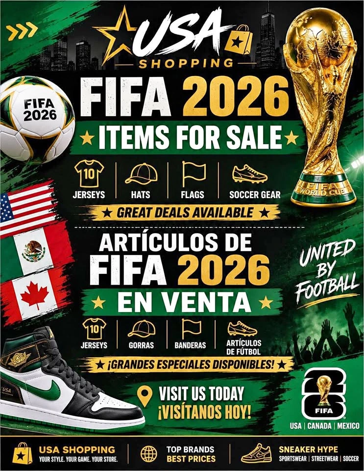 FIFA 2026 Camisas De Fútbol S-XL Unisex