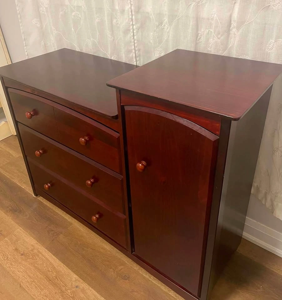 Baby Change Table Dresser with Storage - photo 3