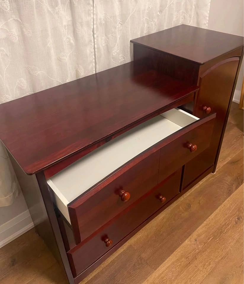 Baby Change Table Dresser with Storage - photo 4