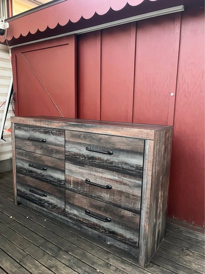 Modern Farmhouse Style Dresser – 6 Drawers - photo 2