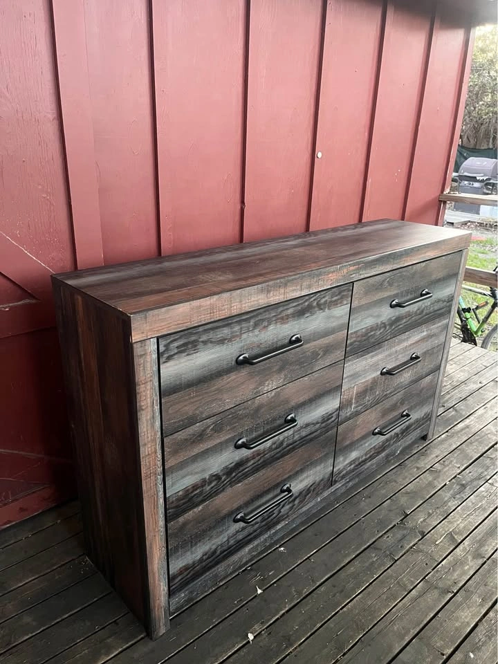 Modern Farmhouse Style Dresser – 6 Drawers - photo 3