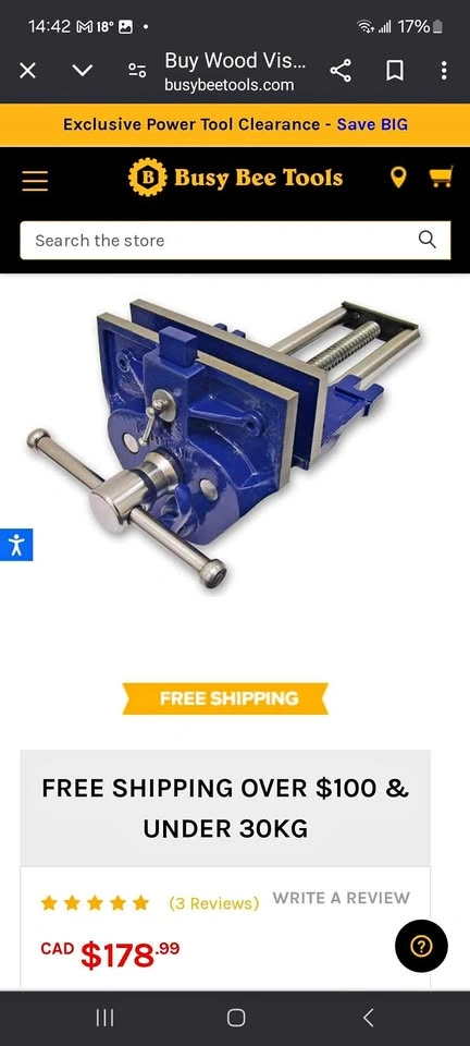 Record 52 Woodworking Vise