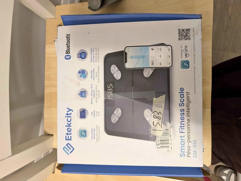 Etekcity Smart Fitness Scale – Bluetooth Body Scale 📱⚖️