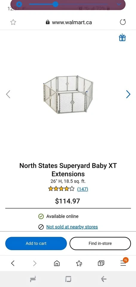North States Superyard Baby XT Extensions Playpen