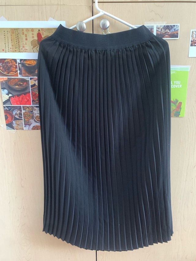 S By Malene Birger Classic Black Pleated Midi Skirt - photo 4