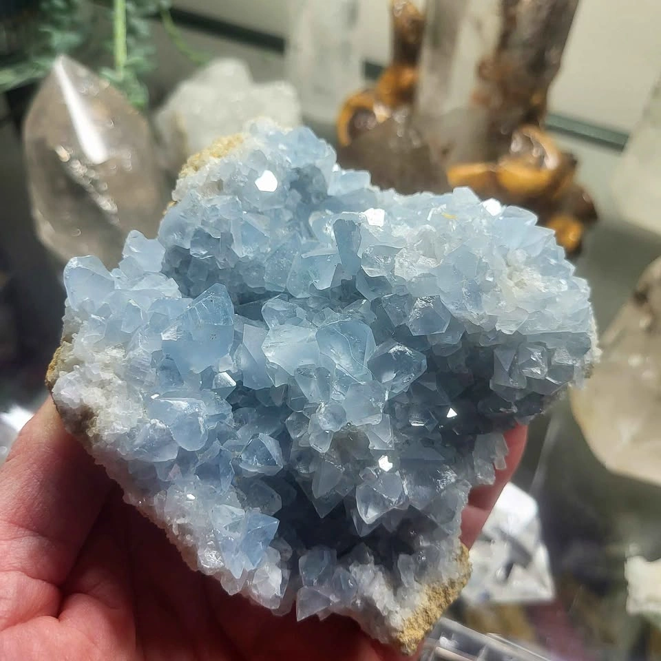 Crystal Specimen Blue Celestite #2 - photo 2