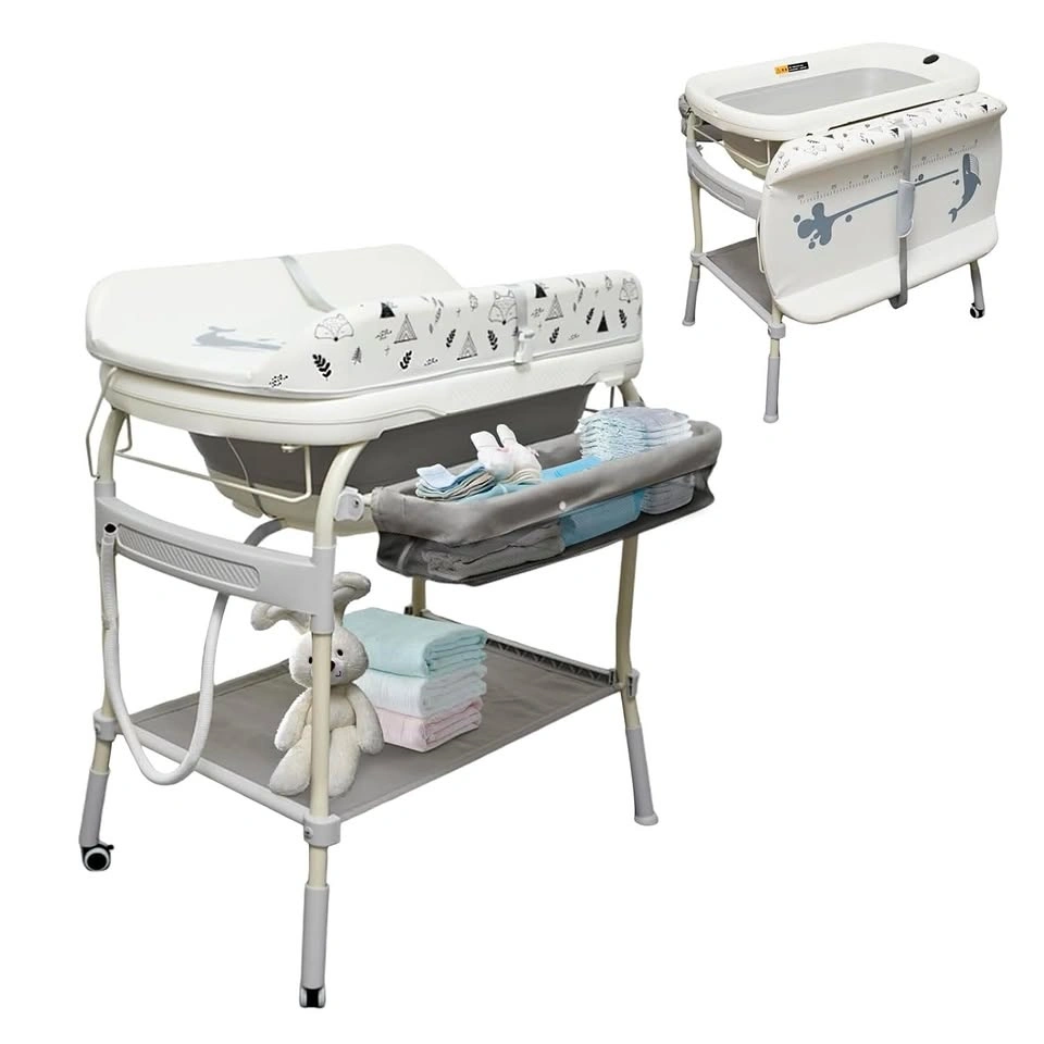 2 in 1 Baby Bathtub with Changing Table