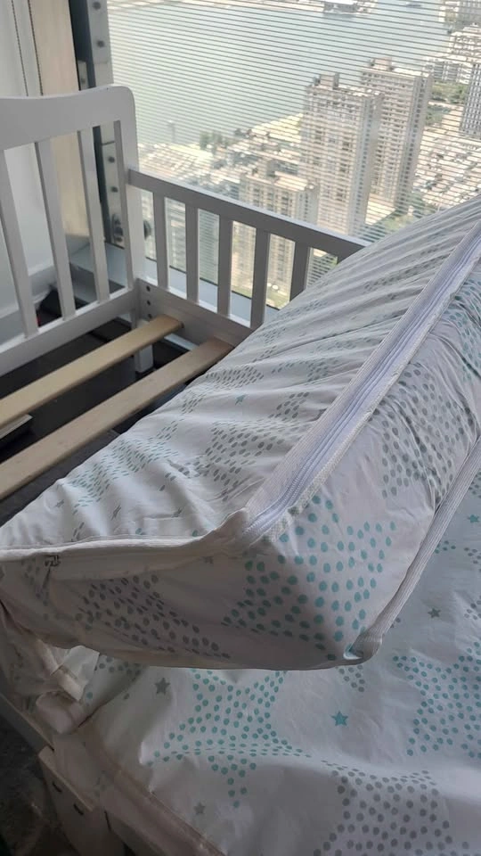 Wooden Toddler Bed with mattress and free sleeping bag - photo 5