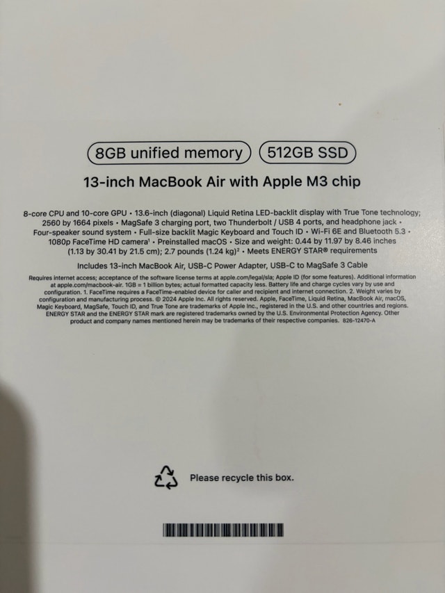 Apple MacBook Air M3 - photo 3