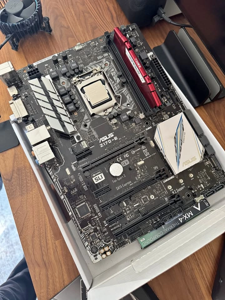 i7-6700K CPU + Asus Z-170E Motherboard + GSKILL 16GB DDR4 RAM