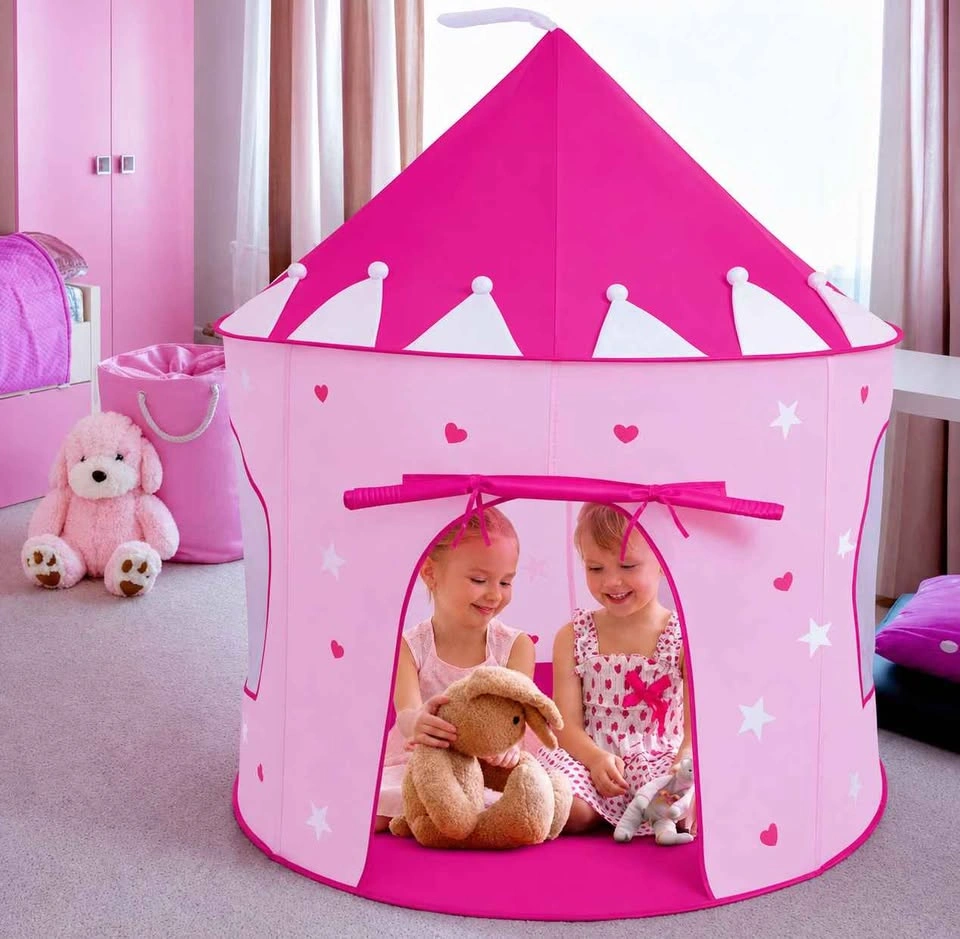 Princess Castle Play Tent Pink Glow-in-the-Dark Indoor Outdoor - photo 2