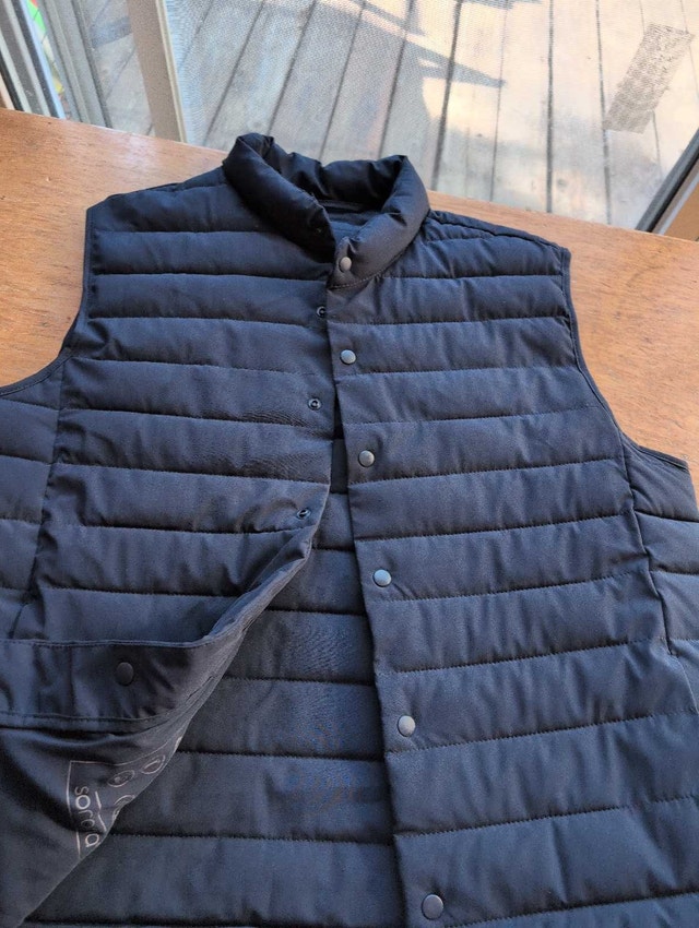 Sorana Men's Medium Puffy Blue Vest - photo 3