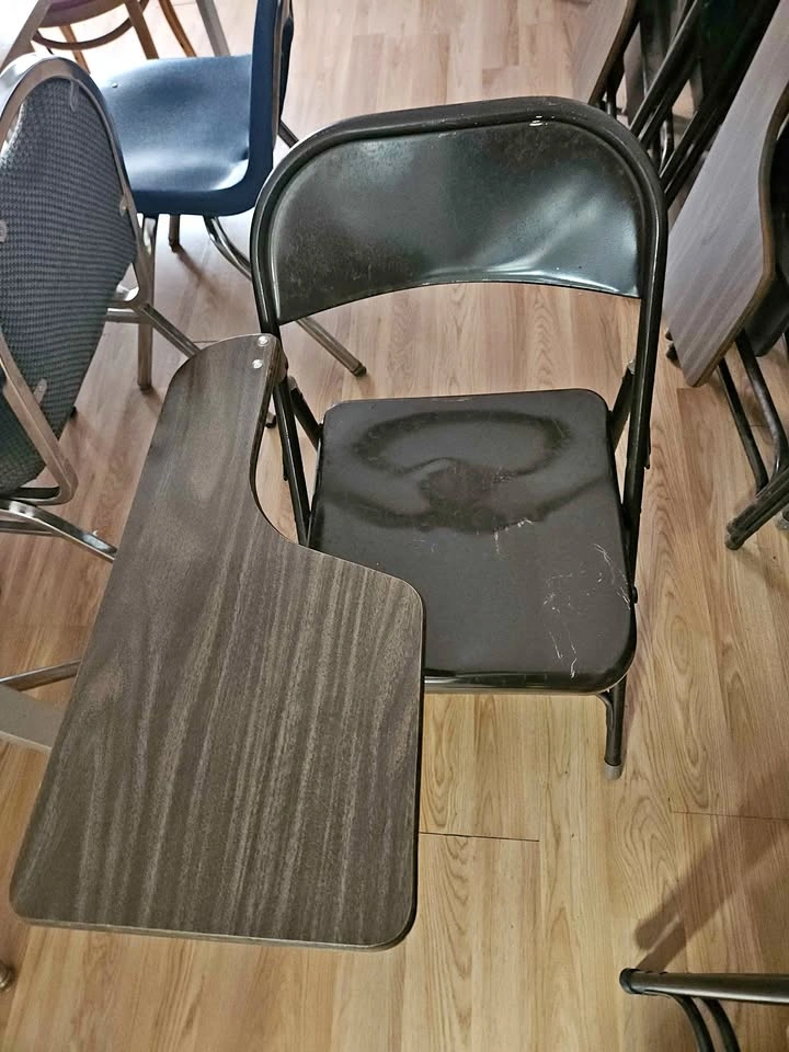 Chair with desk