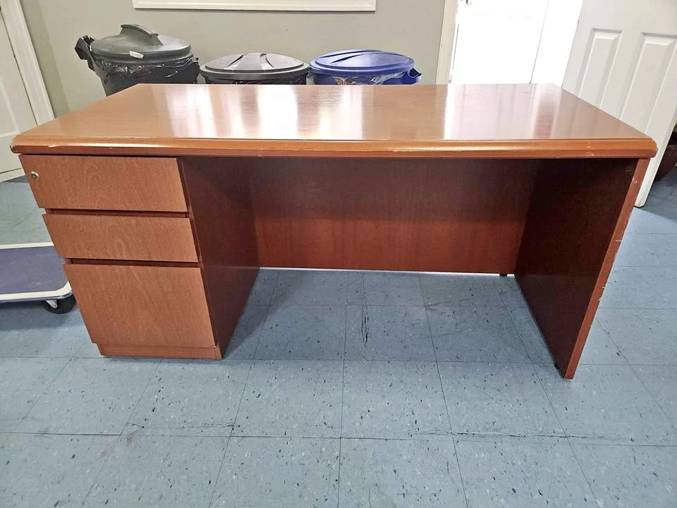 Wood office desk