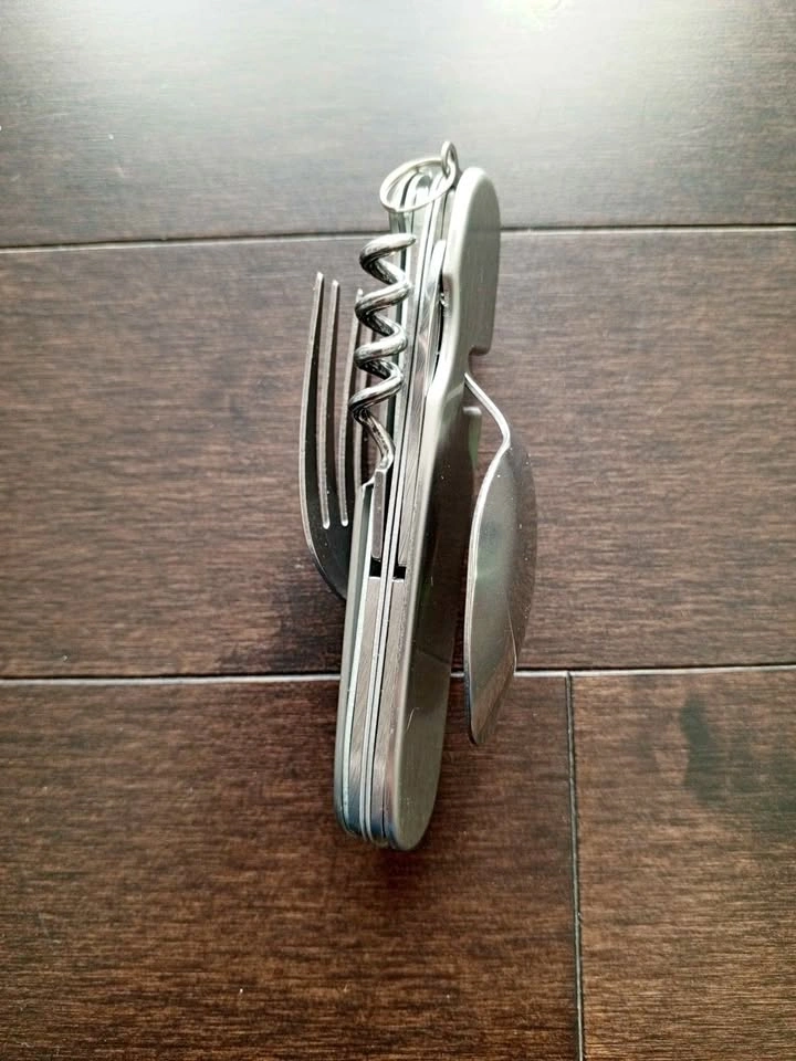 Swiss Army Knife, Spoon, Coke Opener - 7-in-1 Tool Gadget