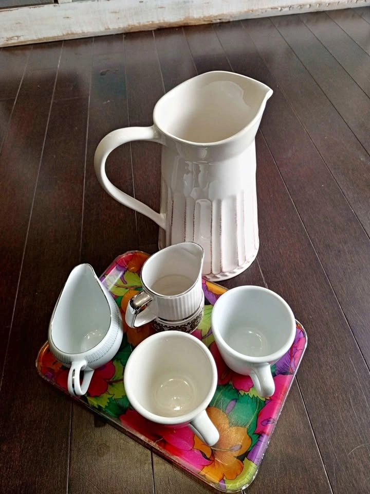 Jug and with small glasses