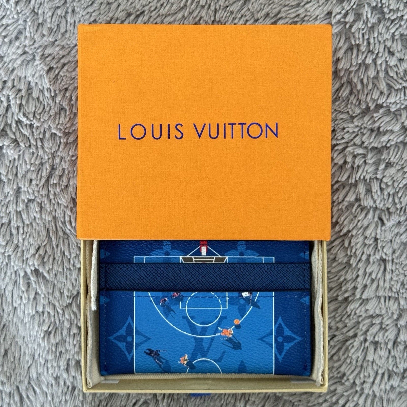 Louis Vuitton Canvas Baseball Blue Cardholder Season 2025