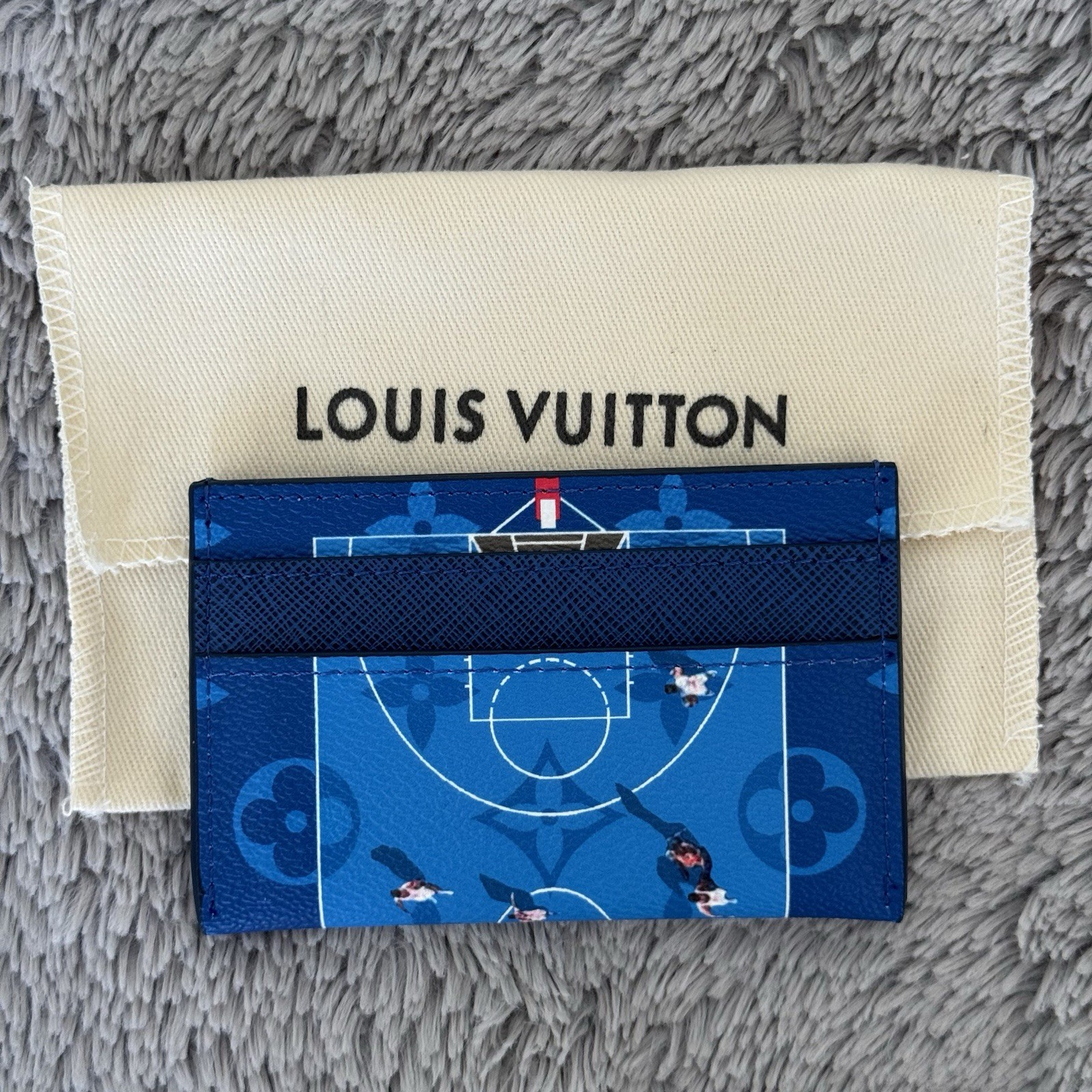 Louis Vuitton Canvas Baseball Blue Cardholder Season 2025 - photo 3