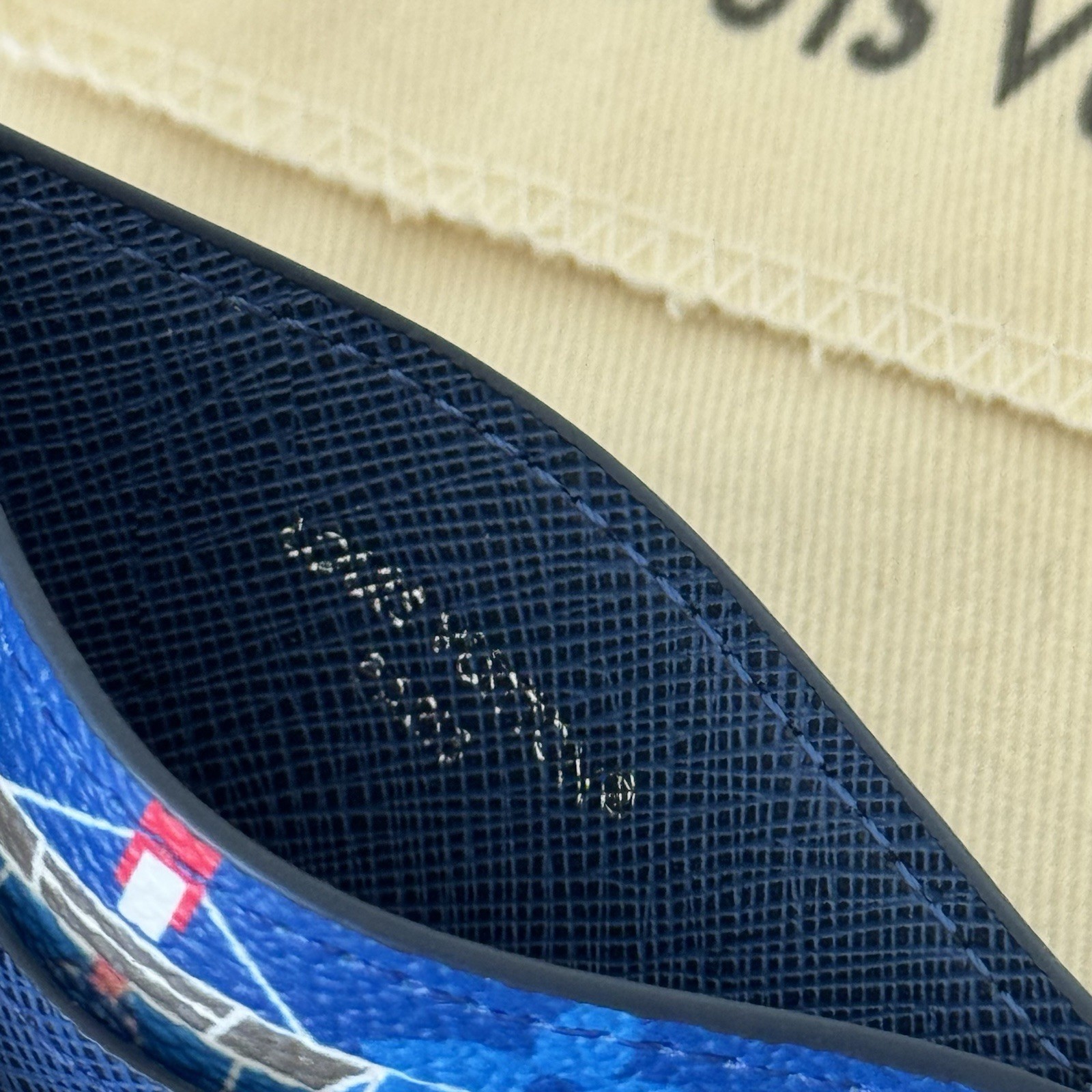 Louis Vuitton Canvas Baseball Blue Cardholder Season 2025 - photo 5