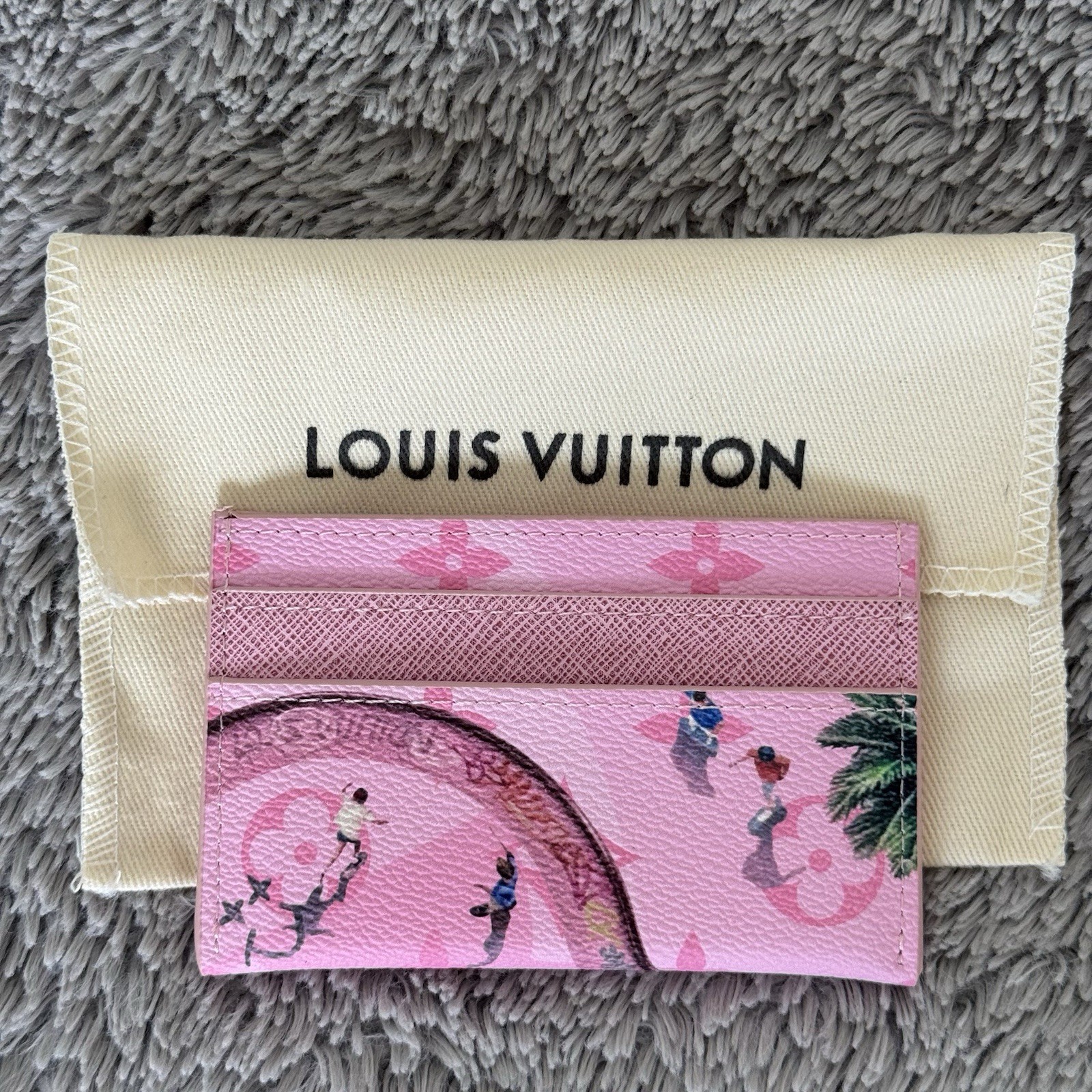 Louis Vuitton Pink Skateboard Summer Cardholder - photo 2