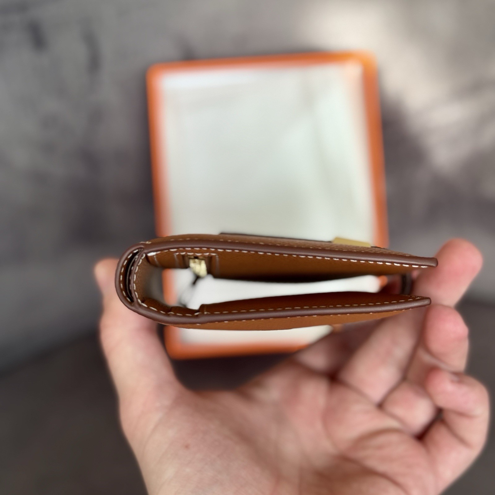 Women's Brown Genuine Leather Wallet - photo 5